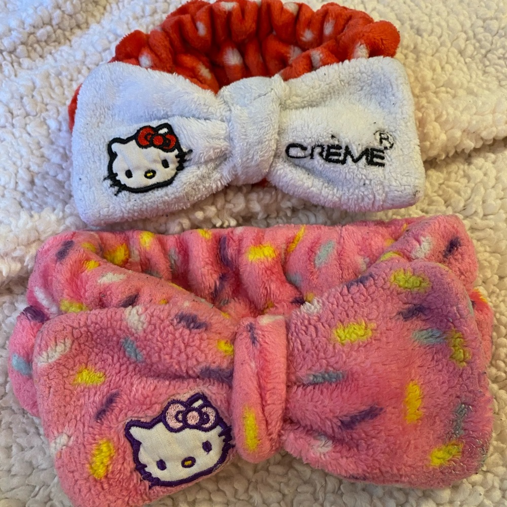 Hello kitty spa headbands